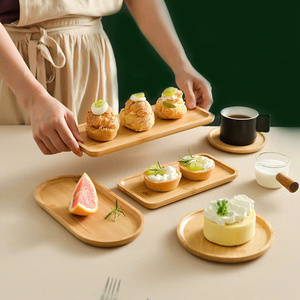 Assiettes jetables modernes en feuilles de palmier, écologiques, biodégradables, compostables, résistantes au congélateur, plateaux de service à emporter, naturelles - Product Image 4