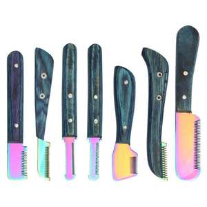 มีดโกนขนม้าระดับพรีเมียม สำหรับมืออาชีพ ทำจากสแตนเลส ใช้ซ้ำได้ ฟันละเอียดพิเศษ สำหรับสัตว์เลี้ยง ใช้ตัดแต่งขนได้ทุกสภาพขน - Product Image 1
