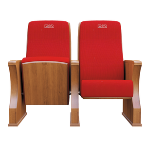 Chaise d'auditorium conçue avec un dossier ergonomique et une structure de siège rembourrée pour une assise confortable sur une longue durée - Product Image 1
