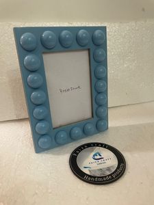 Cadre photo en mosaïque de résine écologique fait main de haute qualité avec différents motifs pour la décoration de table à la maison - Product Image 3