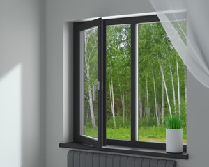 Modern Three-Chamber UPVC <b>Swing</b> Windows Aluminum Alloy <b>Frame</b> Reinforced Structure Heat-Retaining Energy Efficiency Glass Door - Product Image 3