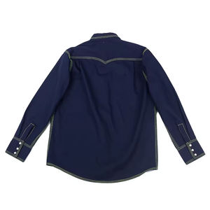 Chemises de travail pour hommes en polyester et coton de haute qualité, haute visibilité, visibilité nocturne, uniformes de sécurité réfléchissants, ensemble de travail respirant - Product Image 4