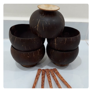 Tazón de Coco Hecho a Mano al por Mayor, Ecológico y Natural, Proveniente de Vietnam - Product Image 3