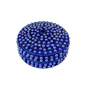 Handmade Antique Metal Round Beaded Jewelry Box Handcrafted Wholesale Indian <b>Table</b> Top Decor Indian Manufacturer - Product Image 4