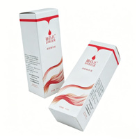 Boîte d'emballage en carton blanc haut de gamme OEM pour crème pour le visage, produits de beauté, emballage cosmétique personnalisable