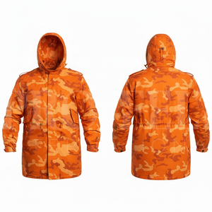 Whole Sale Protective Clothing Custom Camouflage Hooded Waterproof Outdoor <b>Jacket</b> Windproof Lightweight <b>Utility</b> Coat for <b>Men</b> - Product Image 5