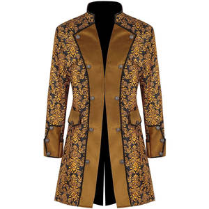 Trendy Vintage Mens Steampunk Wholesale Coat Tailcoat Medieval <b>Gothic</b> <b>Jacket</b> OEM ODM 2026 - Product Image 2