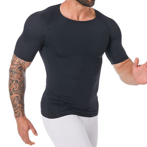 Nouveau T-shirt de compression à manches courtes pour homme, coupe ajustée, sous-vêtement de sport, collection 2026, vente chaude - Product Image 5