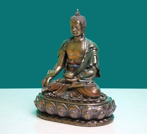 POLYRESIN Eco-Friendly Hand-painted Nirmala Handicrafts NH2083 High Quality <b>Large</b> Thai <b>Buddha</b> <b>Statue</b> From Rajasthan - Product Image 5
