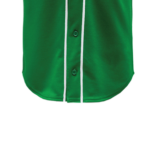 Pantalon de baseball blanc pour homme avec bande verte, coupe ajustée, en polyester anti-humidité, fermeture boutonnée, pour adulte, toutes saisons - Product Image 5