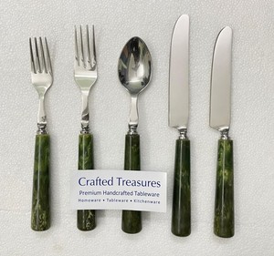 Nordic Style Flatware <b>Set</b> With Resin Handle 18/<b>8</b> Stainless Steel Home Decor Tableware <b>Dinnerware</b> <b>For</b> Wedding Cutlery <b>Set</b> At Best - Product Image 1