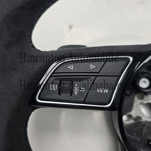 Volante Deportivo de Fibra de Carbono y Alcántara en Oferta para Modelos Audi A3 A4 A4L A5 A7L A8 Q5 Q7 B9 A6 R8 - Product Image 4