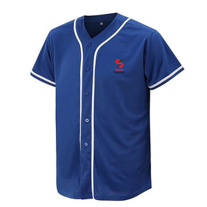 Solid Trader Professional Manufacturer <b>Elite</b> Athlete Moisture Wicking Dry Fit Striped Digital Printing Baseball Jersey - Product Image 6