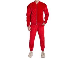 Chándal de alta calidad para hombre, conjunto de joggers deportivos con cremallera, conjunto de cortavientos, de dos piezas Jersey, chándal para correr para hombre, venta al por mayor - Product Image 1