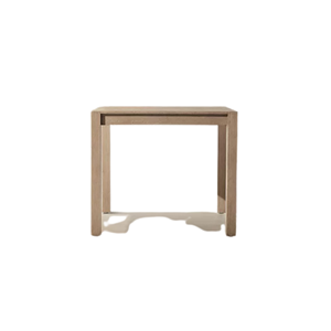 Minimalist <b>Outdoor</b> Dining <b>Table</b> Teak Solid Wood Frame Durable Waterproof Slat Style <b>Table</b> Villa Hotel Furniture Customize - Product Image 4