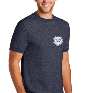 T-shirt Ringer Homme en Coton à Bordures Contrastantes Manches Courtes Style Vintage Décontracté Streetwear Personnalisé - Product Image 5
