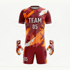 Ensembles d'uniformes de football sans manches 100 % polyester respirant de haute qualité à prix abordable pour hommes, avec logo, couleurs et tailles personnalisables - Product Image 3