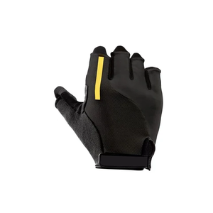 Gants de cyclisme demi-doigts gris en polyester et coton unisexe, respirants, en maille, à enfiler, pour l'été - Product Image 5
