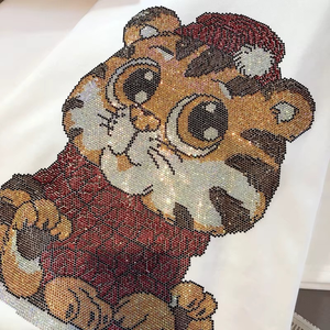 High Quality 100% <b>Combed</b> Cotton 2026 Summer Hot Drill Animal Men's Women's Short Sleeve T-Shirts Regular Fit Breathable - Product Image 6