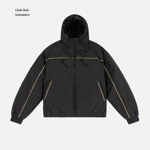 Survêtement coupe-vent en nylon personnalisé pour homme avec logo – Vente en gros – Survêtement de sport d'hiver en nylon pour homme – Jogger imprimé coupe-vent - Product Image 1