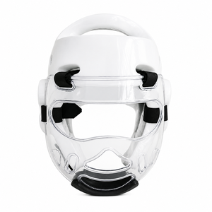 Protector de Cabeza Duradero SULTAN BOXING con Casco Deportivo Protector Facial Transparente para Adultos Unisex, Material de PC, Cierre de Gancho y Bucle - Product Image 3