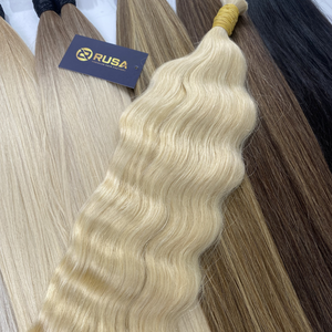 Cabello Humano Vietnamita Premium a Granel, Cabello Ondulado para Trenzas, Cabello Virgen Super Double Drawn Directo de Fábrica con Longitud de 10 a 34 Pulgadas - Product Image 3