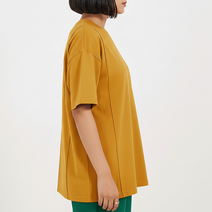 T-shirt décontracté pour femme, coupe régulière, style tendance, manches courtes, coupe ample - Product Image 5