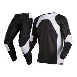 Maillot de motocross personnalisé 100% polyester sublimé, respirant, équipement de course MX, toucher cuir, pour les pilotes - Product Image 5