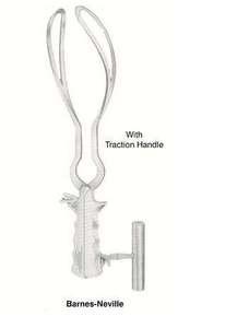 Pinzas Obstétricas Barnes Neville Autoclavables de Calidad, con Tracción en Eje W, Instrumentos Médicos Quirúrgicos, Aprobadas por CE e ISO - Product Image 3
