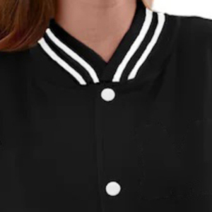 เสื้อแจ็คเก็ตบอมเบอร์แบบ Letterman Varsity คุณภาพสูง ปักลายเชนิลล์ตามสั่ง ตัวเสื้อทำจากผ้าขนสัตว์ แขนเสื้อทำจากหนัง สำหรับผู้ชาย - Product Image 3