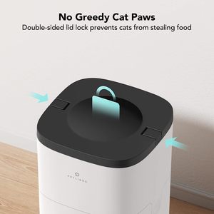 Distributeur automatique de nourriture pour chats PETLIBRO avec programmation d'alimentation personnalisable et enregistreur vocal interactif - Product Image 2