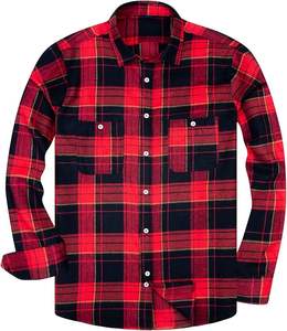 Camisas de Vestir Clásicas de Franela Tejida para Hombre, 100% Algodón, Hechas en Pakistán, Colores Personalizados, Estilo Urbano de Alta Gama - Product Image 6