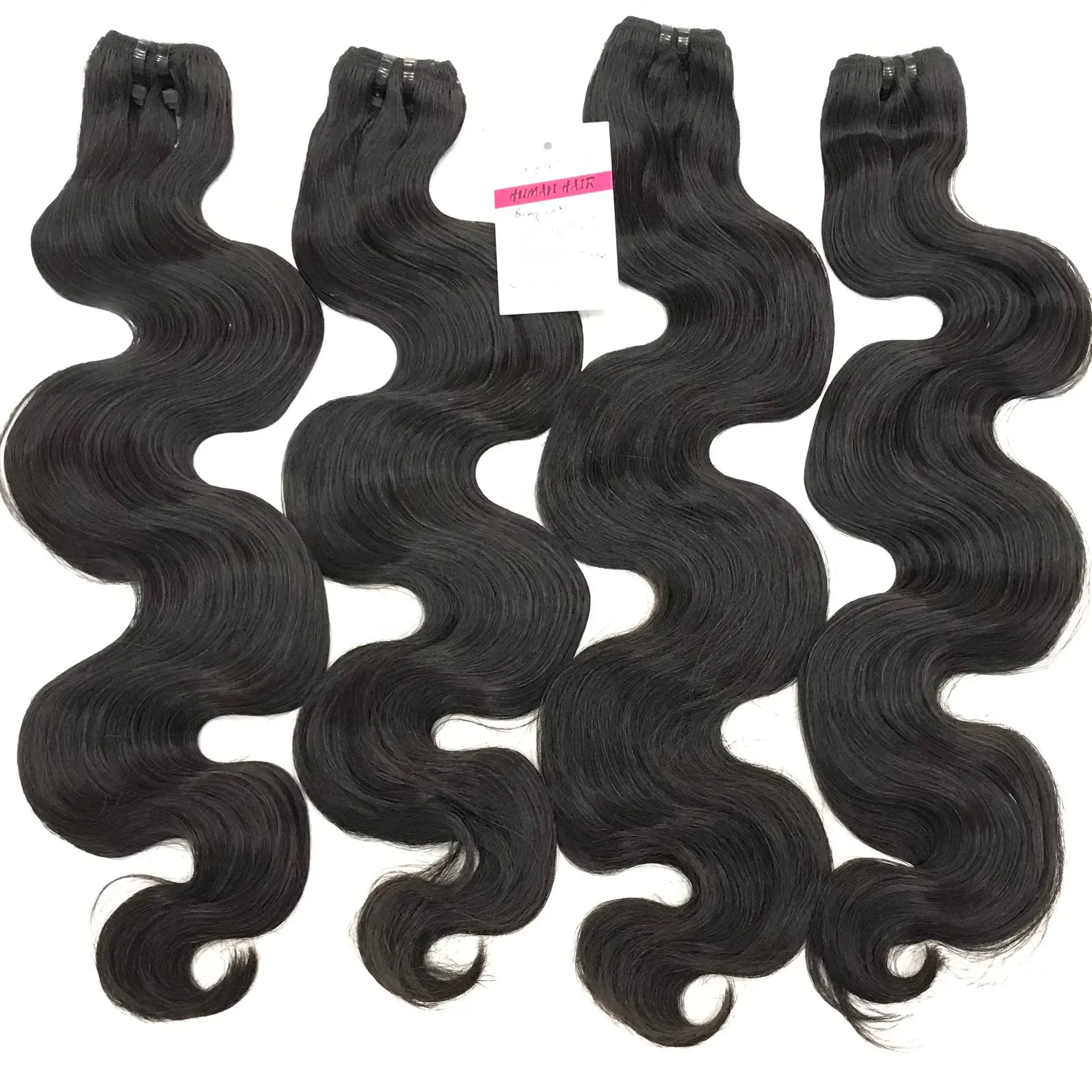 Cuticle Aligned Body Wave Unprocessed Natural Black Color 100% Brazilian Human Hair