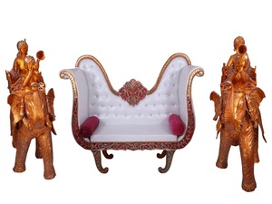 Sofá de Lujo al por Mayor para Decoración de Escenarios de Recepción, Sofá Nupcial Real, Muebles para Eventos, Sofás para Sala de Estar para Bodas - Product Image 4