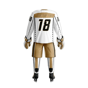Uniformes de Hockey sobre Hielo Personalizados al por Mayor, Jersey de Hockey sobre Hielo Bordado para Hombre OEM - Product Image 2