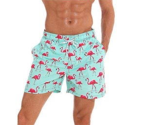 Top Sale Custom Sublimation Printed 100% Polyester Quick Dry Lightweight Beach Shorts <b>Mens</b> Swim <b>Trunks</b> - Product Image 1