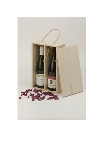 Porte-bouteilles en bois raffiné pour table à manger, support de rangement pour bouteilles de vin, présentoir en bois massif pour comptoir de cuisine - Product Image 2