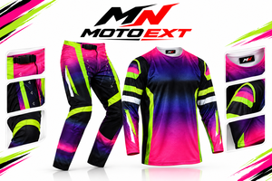 Conjunto de Motocross Personalizado a la Moda, Diseño Personalizado con Logotipo, Talla Grande, Resistente al Viento, Transpirable, de Secado Rápido, % Poliéster, para Adultos - Product Image 4