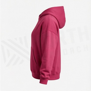 Sweat-shirts à capuche oversize en molleton de coton pour femmes, personnalisables avec logo, grandes tailles, streetwear d'hiver, vente en gros - Product Image 3