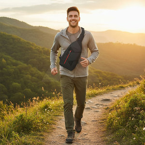 Service OEM, vente en gros de sacs bandoulière légers pour adultes, sacs bandoulière de couleur unie - Product Image 5