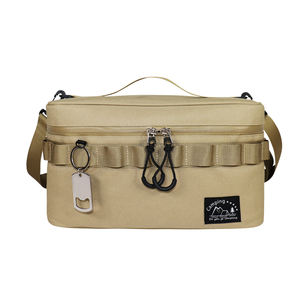 Bolsa térmica de poliéster ecológica personalizada, duradera, impermeable, con mango aislado, logotipo verde, impresión, entrega de alimentos, dibujos animados, Senda - Product Image 2