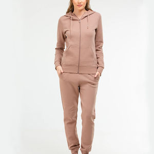 Elite Women Polyester Zipper Tracksuit Custom OEM Wholesale Factory Supplier USA Performance Sportswear Collection <b>Set</b> - Product Image 1