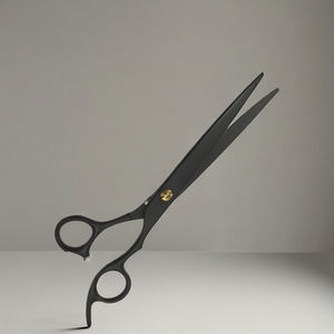 Ciseaux de barbier professionnels personnalisés en acier inoxydable japonais, pour droitiers, pointe aiguë, design droit pour la coupe de cheveux - Product Image 4