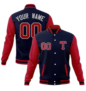 Chaqueta Varsity Personalizada con Protección Anti-UV, Logotipo Bordado Personalizado, Tela de Lona, Chaqueta de Invierno para Hombre - Product Image 5