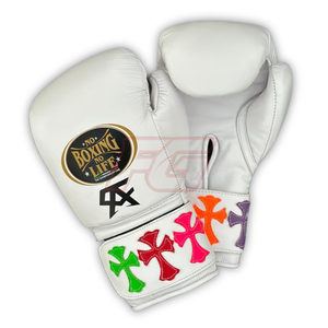 Gants de boxe en cuir No Boxing No Life avec poignées extensibles, respirants, antidérapants, fermeture à lacets pour l'entraînement de boxe - Product Image 3