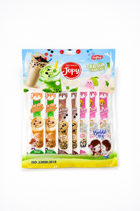JOPY OEM ODM 300g Caramelos de gelatina de té con leche con burbujas, masticables y crujientes, sabor a té con leche de burbujas, snack de moda, venta al por mayor, buscando distribuidores - Product Image 2