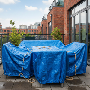 Housse de protection pour meubles d'extérieur de qualité commerciale et résistante aux intempéries pour jardin et terrasse, pour une protection polyvalente - Product Image 3