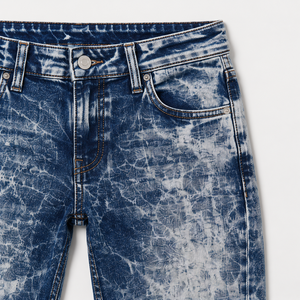 Women's Vintage Acid Wash Flare Jeans High Waist <b>Stretch</b> <b>Denim</b> Bell Bottom Pants Custom OEM ODM Wholesale Streetwear Fashion - Product Image 6