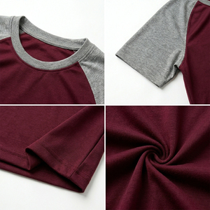 High Quality Men Cotton <b>T</b>-<b>Shirt</b> 180gsm Oversized <b>Raglan</b> <b>Sleeve</b> Custom Logo Streetwear Casual Fashion Summer Wear Pakistan Manufa - Product Image 3