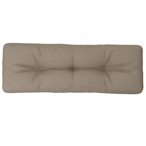 Coussin de palette d'extérieur 100% polyester taupe 47,2 po x 15,7 po x 4,7 po - Product Image 2